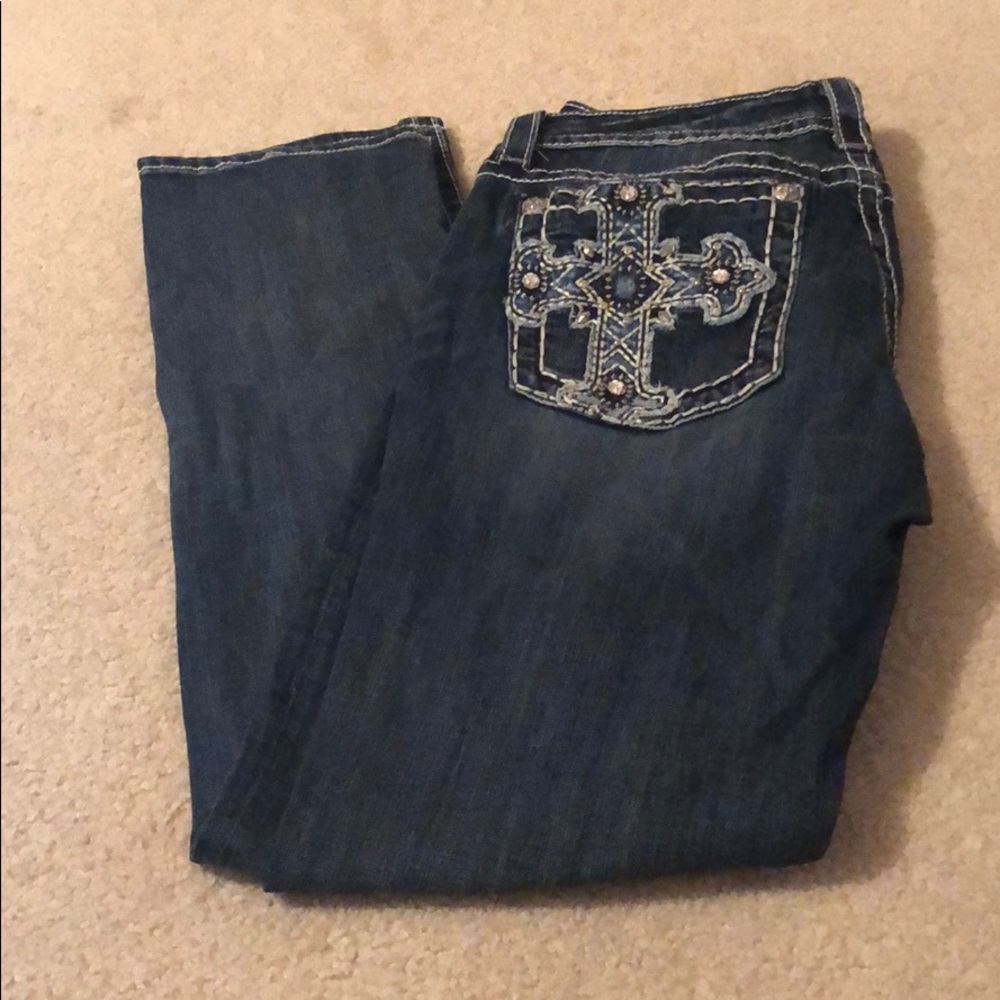Miss Me Signature-Rise Skinny sz 32